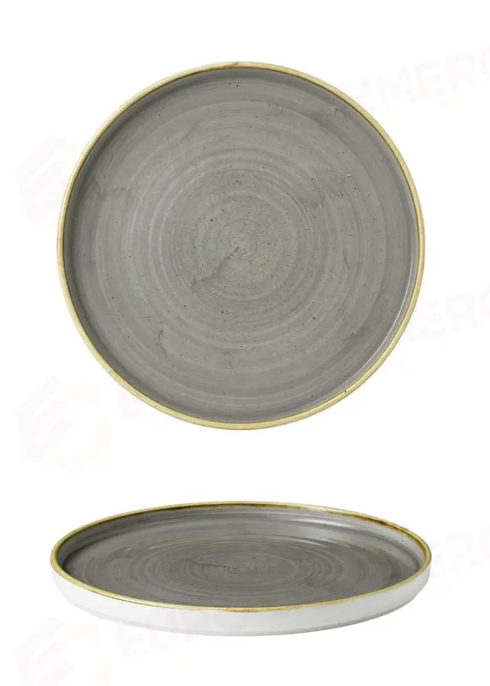 PIATTO PIANO WALLED 26 CM STONECAST PEPPERCORN GREY SPGSWP261 CHURCHILL - 9781567 - MEDRI