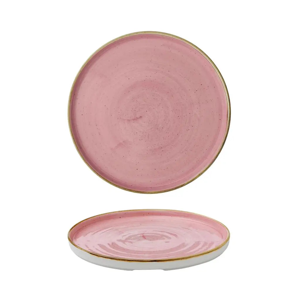 PIATTO PIANO WALLED 26 CM STONECAST PETAL PINK SPPSWP261 CHURCHILL - 9782615 - MEDRI