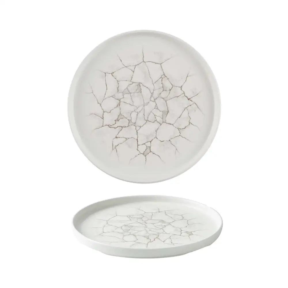 PIATTO PIANO WALLED 26 CM STUDIO PRINTS KINTSUGI AGATE GREY KTAGWP261 CHURCHILL - 9782585 - MEDRI