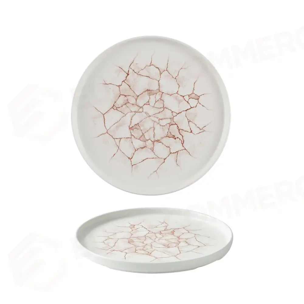 PIATTO PIANO WALLED 26 CM STUDIO PRINTS KINTSUGI CORAL KTAMWP261 CHURCHILL - 9782583 - MEDRI