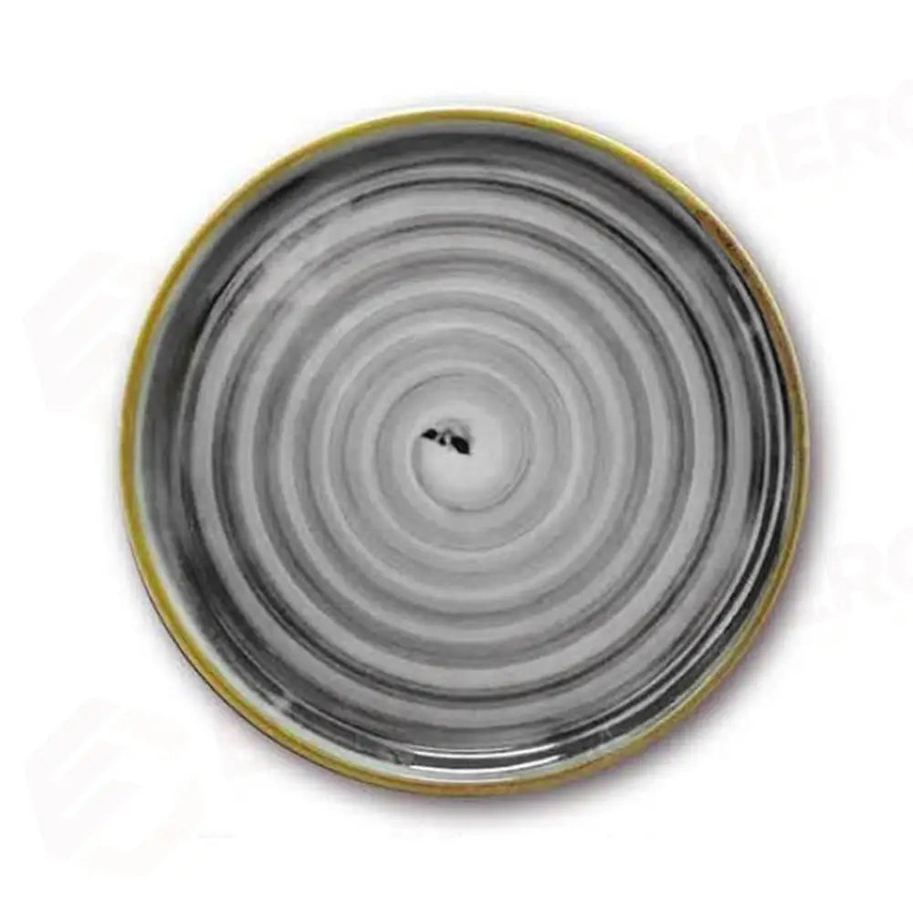 PIATTO PIZZA 33 CM NAPOLI SPIRALE NERO SATURNIA - 6030767 - MEDRI
