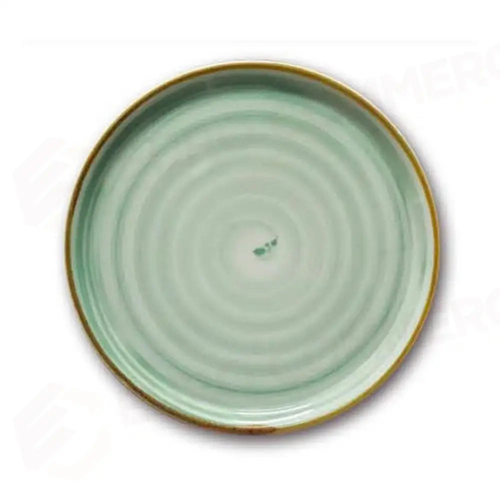 PIATTO PIZZA 33 CM NAPOLI SPIRALE VERDE SATURNIA - 6030765 - MEDRI