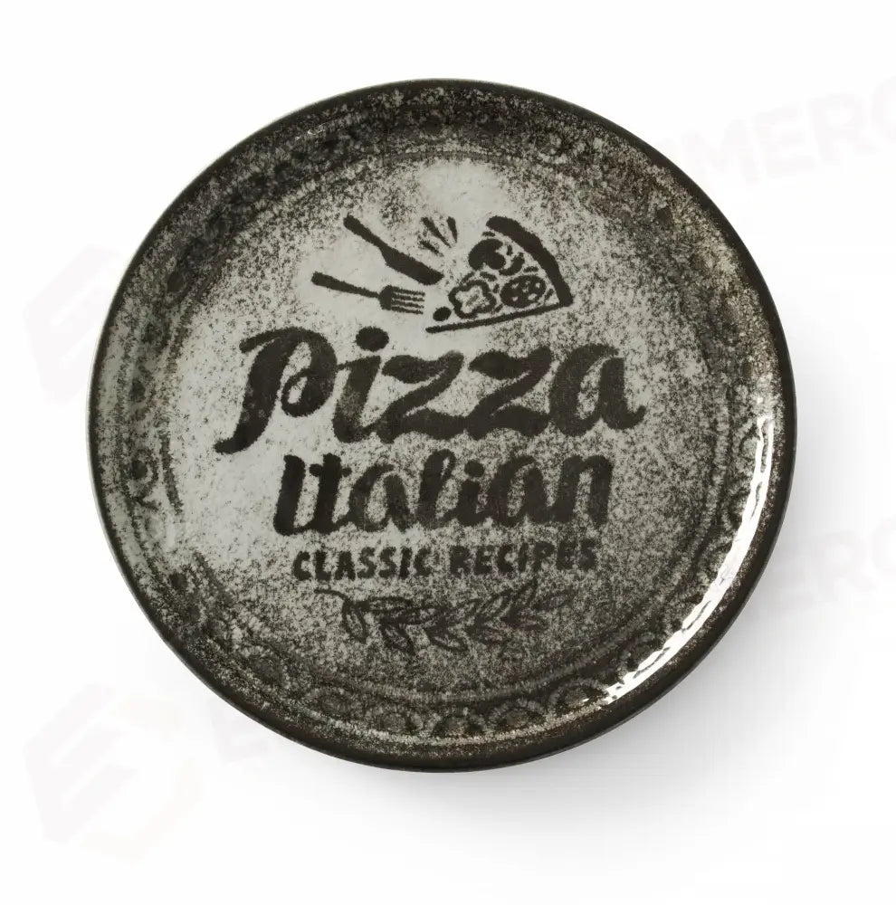 PIATTO PIZZA COLLEZIONE RICETTE NERO. HENDI NERO Ø310MM - 768761
