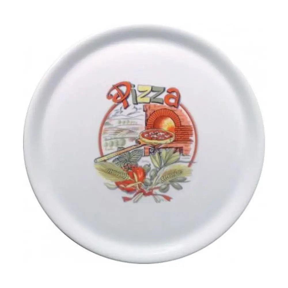 PIATTO PIZZA DECORATO 33 CM NAPOLI X23/N7 SATURNIA - 6030609 - MEDRI