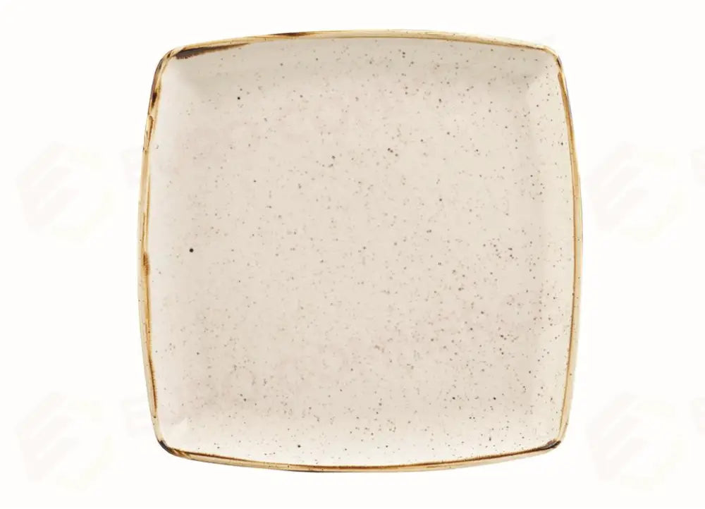 PIATTO QUADRO 26.8X26.8 CM STONECAST BARLEY WHITE SWHSDS101 CHURCHILL - 9780747 - MEDRI