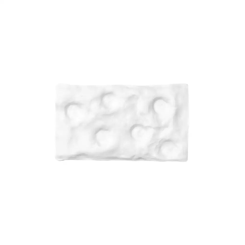 PIATTO RETT.FORO CM. 21,5×12,5 SENZA SMALTO MATERIA - MAT.20 - SUMISURA - Piatti Gourmet