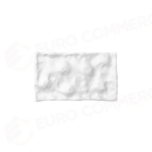 PIATTO RETT.VULCANO CM. 21X12,5 S/SMALTO MATERIA - MAT.18 - SUMISURA