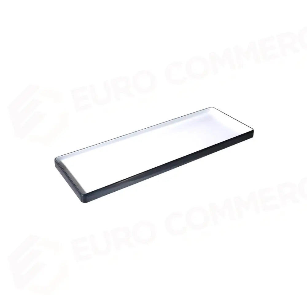 PIATTO RETTANGOLARE 25X12 CM WHITE/BLACK MELAMINA BICOLOR YML-101 MEDRI - 13170199 - MEDRI