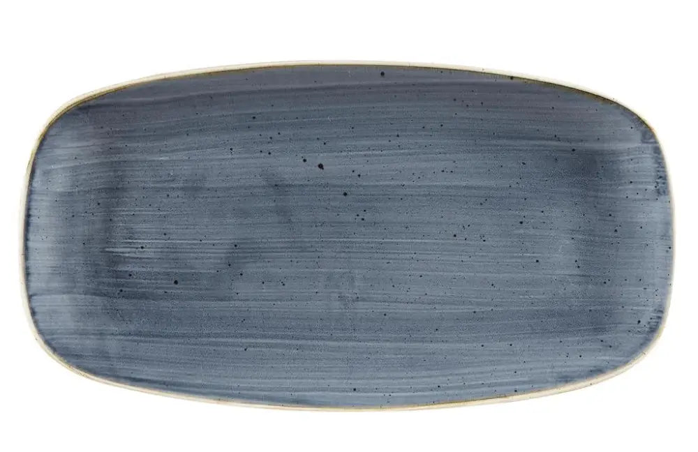 PIATTO RETTANGOLARE 29.5X15 CM STONECAST BLUEBERRY SBBSXO111 CHURCHILL - 9781105 - MEDRI