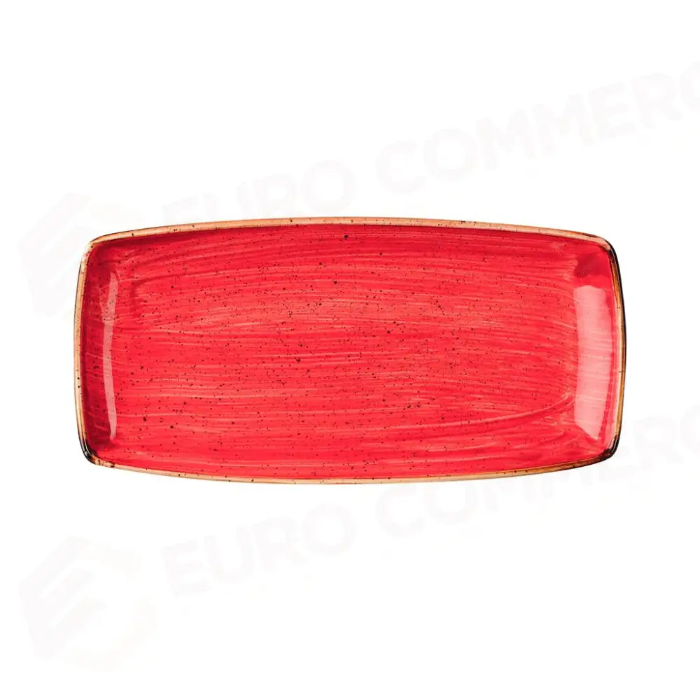 PIATTO RETTANGOLARE 29.5X15 CM STONECAST SPICED ORANGE SSOSOP111 CHURCHILL - 9780796 - MEDRI