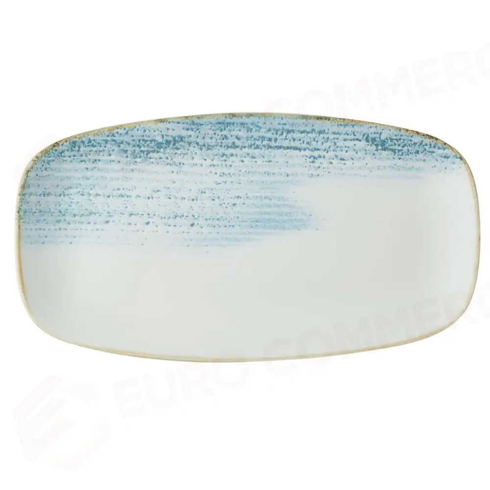 PIATTO RETTANGOLARE 29.5X15 CM STUDIO PRINTS HOMESPUN ACCENTS AQUAMARINE HAAMXO111 CHURCHILL - 9782573 - MEDRI