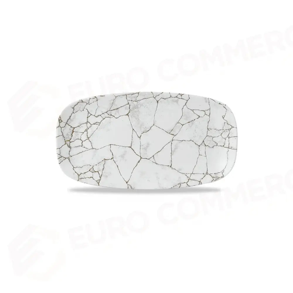 PIATTO RETTANGOLARE 29,5X15 CM STUDIO PRINTS KINTSUGI AGATE GREY KTAGXO111 CHURCHILL - 9781993 - MEDRI