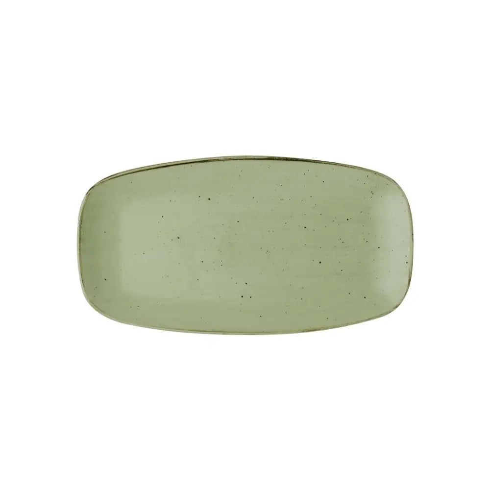 PIATTO RETTANGOLARE 29.8X15.3 CM STONECAST SAGE GREEN SSASXO111 CHURCHILL - 9782921 - MEDRI