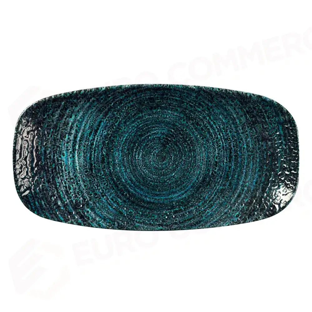 PIATTO RETTANGOLARE 30X15.3 CM STUDIO PRINTS HOMESPUN CHROMA MARINE HCBLXO111 CHURCHILL - 9782901 - MEDRI
