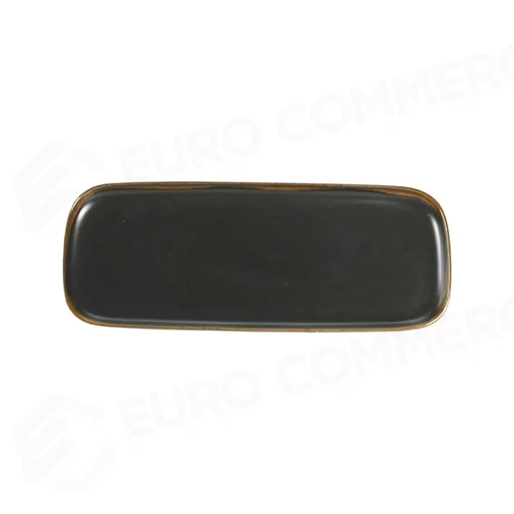 PIATTO RETTANGOLARE 31X13CM UNIVERSAL GLOOMY NERO COSTA VERDE - 10260431 - MEDRI