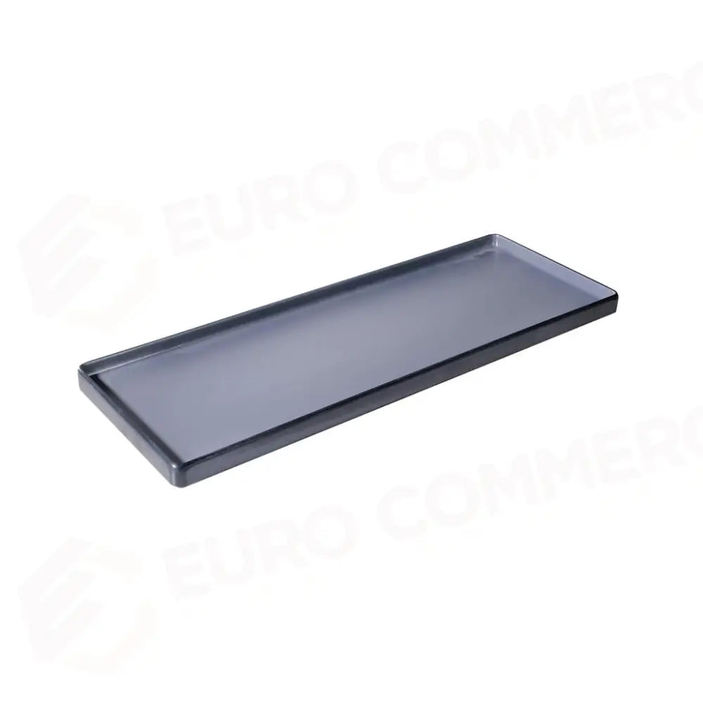PIATTO RETTANGOLARE 33X15 CM MELAMINA BICOLOR GREY/BLACK YML-P133 MEDRI - 13170155 - MEDRI