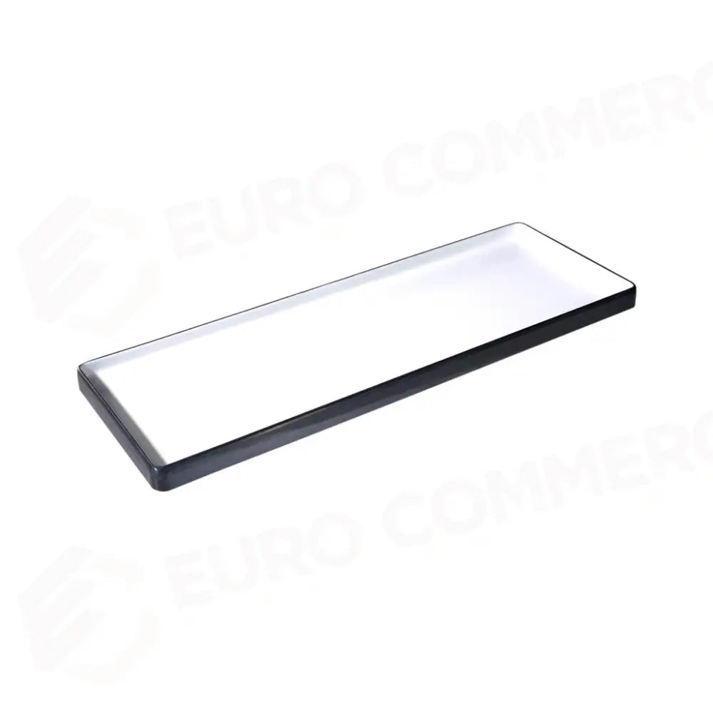 PIATTO RETTANGOLARE 33X15 CM MELAMINA BICOLOR WHITE/BLACK YML-P133 MEDRI - 13170163 - MEDRI