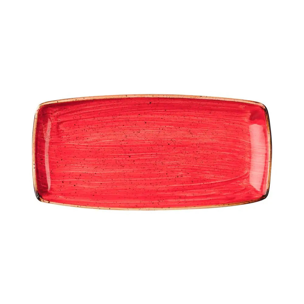 PIATTO RETTANGOLARE 35X18.5 CM STONECAST SPICED ORANGE SSOSOP141 CHURCHILL - 9780795 - MEDRI