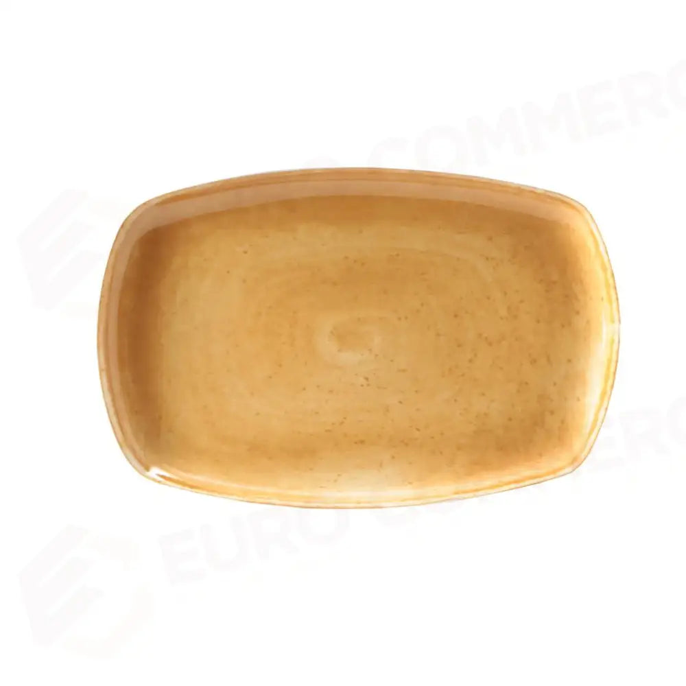 PIATTO RETTANGOLARE 35X23 CM MATIZ OCRA MEDRI - 13790045 - MEDRI
