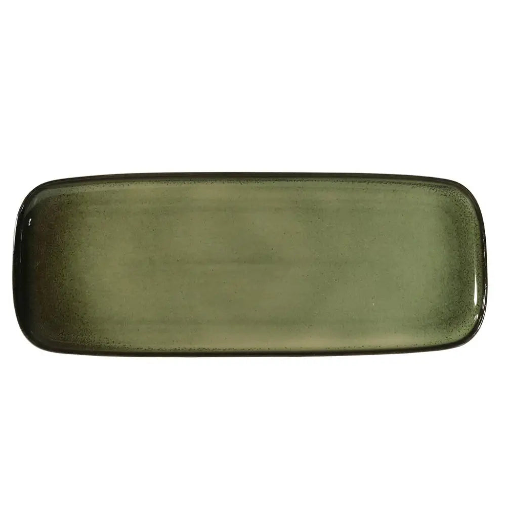 PIATTO RETTANGOLARE 37X13 CM UNIVERSAL AMBITIOUS VERDE 0050 COSTA VERDE - 10260483 - MEDRI