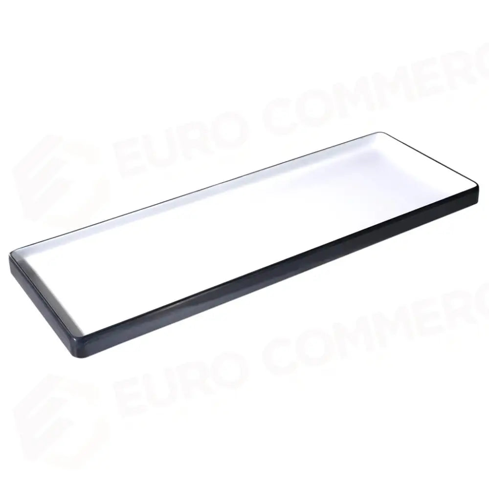 PIATTO RETTANGOLARE 50X18 CM MELAMINA BICOLOR WHITE/BLACK YML-P200 MEDRI - 13170162 - MEDRI