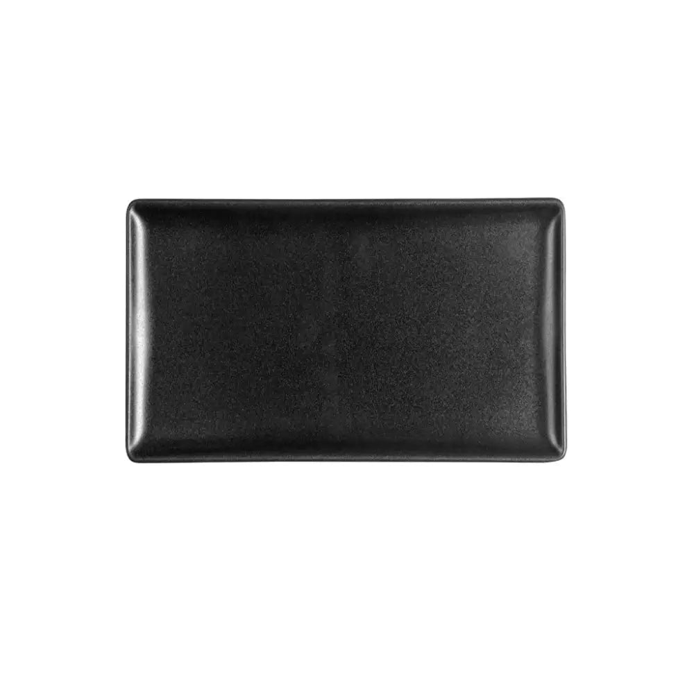PIATTO RETTANGOLARE CM.24×13 PURE NOIR - PURE.12.NOIR - ROYALE - PIATTI GOURMET