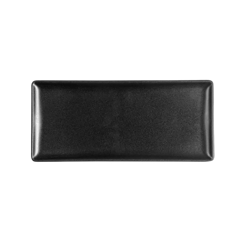 PIATTO RETTANGOLARE CM.29×13 PURE NOIR - PURE.13.NOIR - ROYALE - PIATTI GOURMET