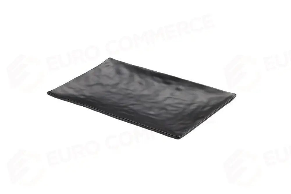 PIATTO RETTANGOLARE MELAMINA NERO - 24X13,8X2 CM - T8226 - LEONE - MELAMINA NERA