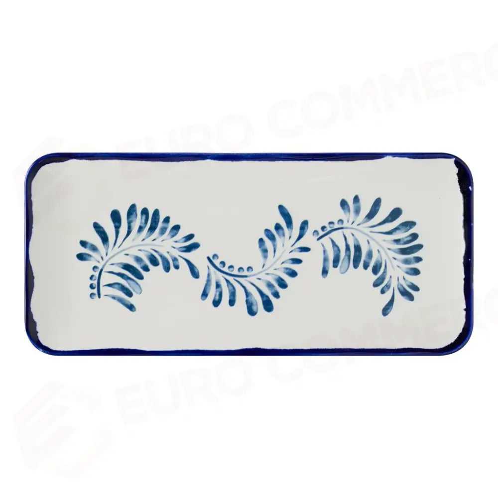 PIATTO RETTANGOLARE ORGANIC 34.6X15X6 CM HARVEST MEDITERRANEAN BLUE MEIKDOB21 DUDSON - 9782958 - MEDRI