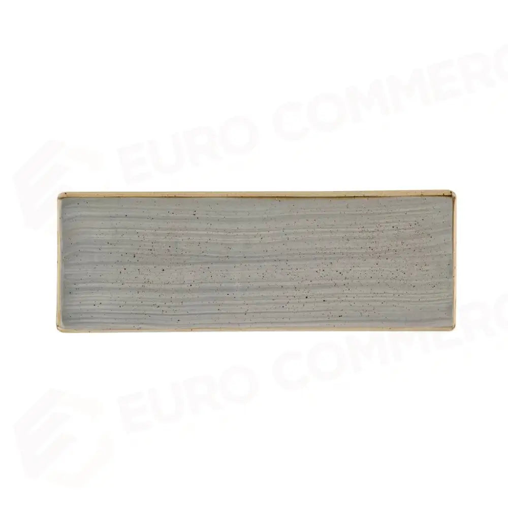PIATTO RETTANGOLARE TASTING 24.7X8.8 CM PEPPERCORN GREY STONECAST SPGSOF231 CHURCHILL - 9783177 - MEDRI