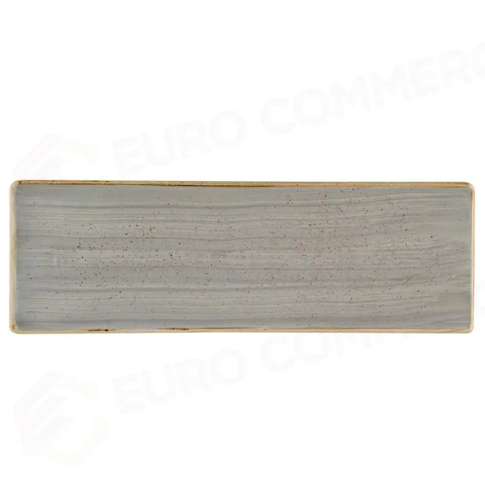 PIATTO RETTANGOLARE TASTING 32.3X10.5 CM PEPPERCORN GREY STONECAST SPGSOF331 CHURCHILL - 9783175 - MEDRI