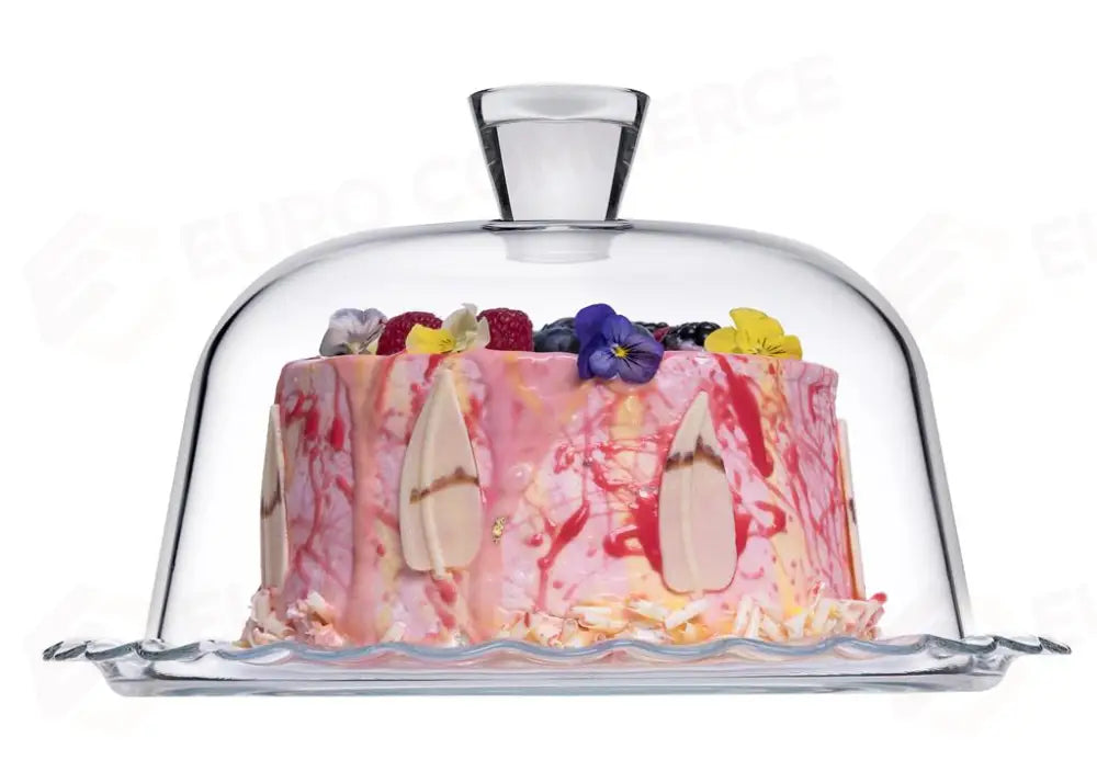 PIATTO TORTA CON CAMPANA 26,4 CM PETITE PATISSERIE 96874 PASABAHCE - 10720556 - MEDRI