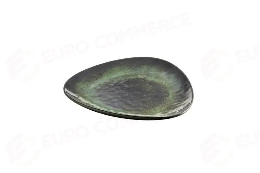 PIATTO TRIANGOLARE IN MELAMINA LINEA AMAZZONIA VERDE - 26X2,5 CM - T8700 - LEONE - MELAMINA COLOR