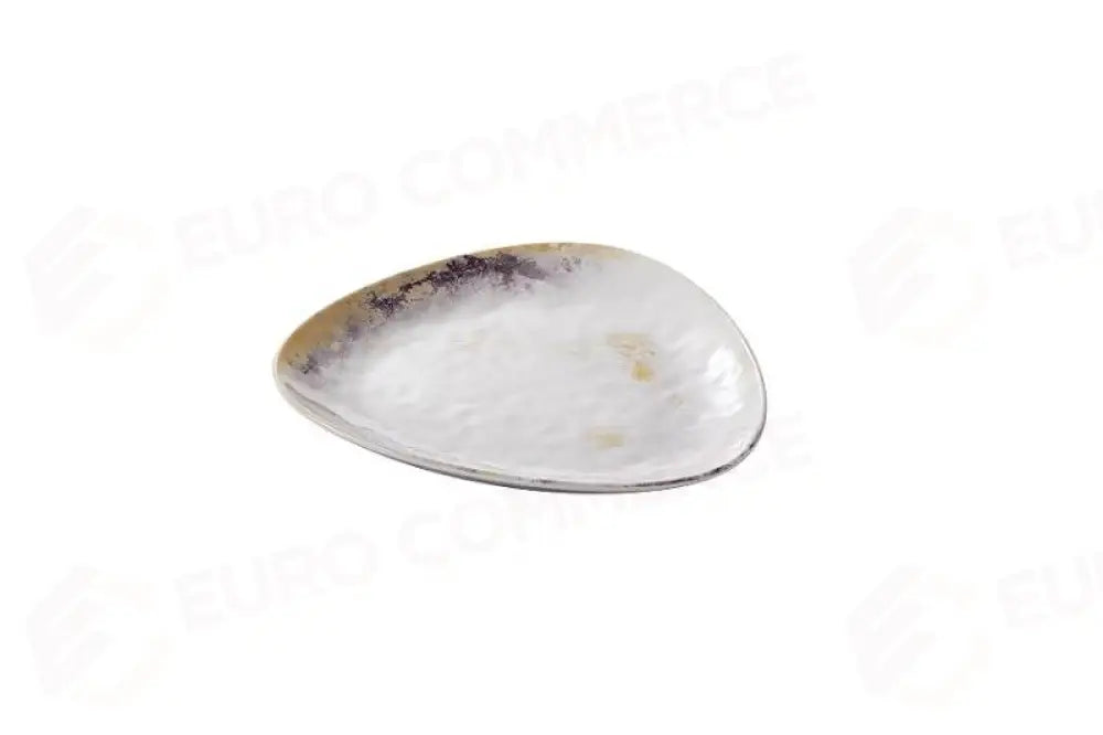 PIATTO TRINGOLARE GALASSIA DECORATO - 26,5X26,5X2,5 CM - T8660 - LEONE - MELAMINA COLOR