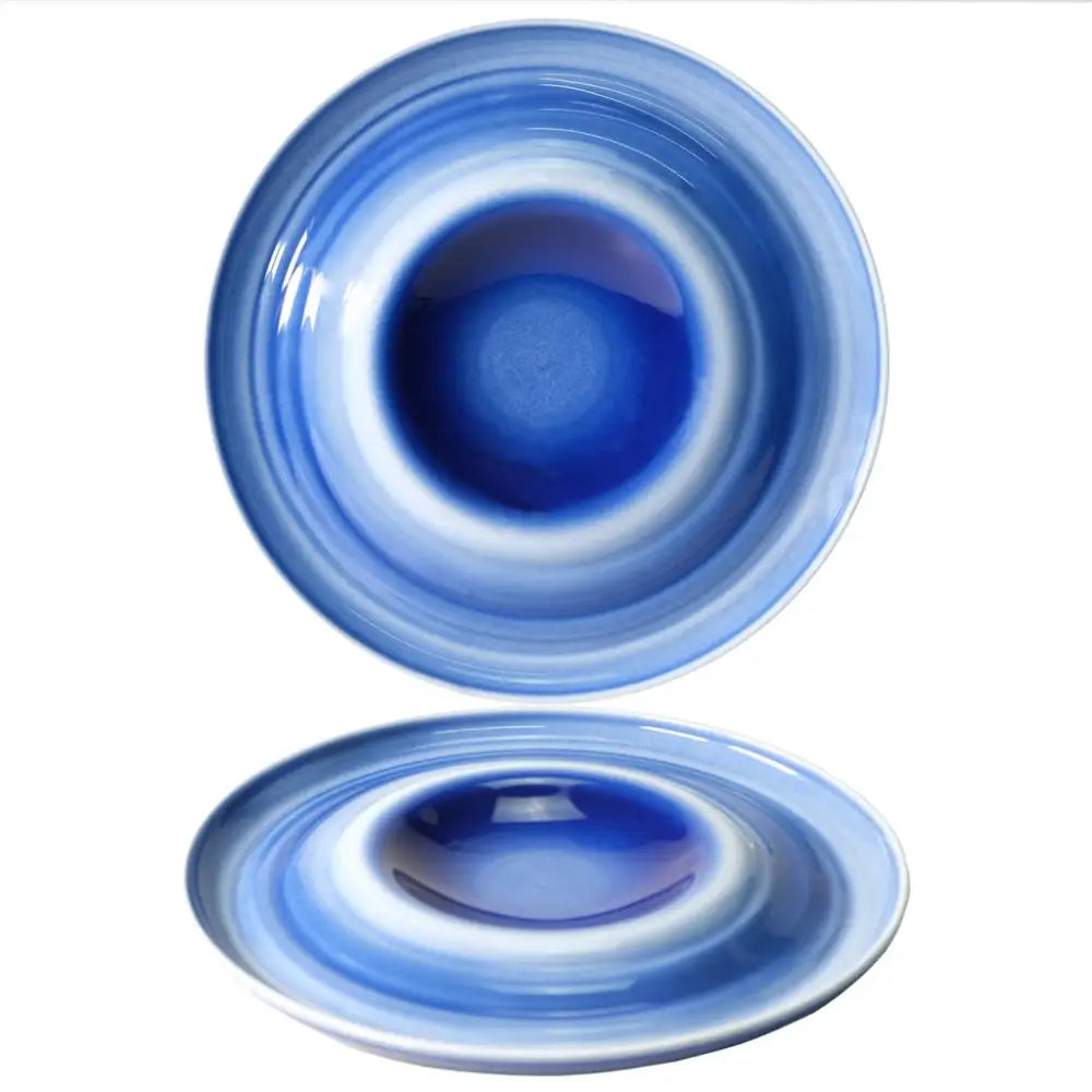 PIATTO WAVE 30 CM AGMA MARINO BLUE COSTA VERDE - 10260409 - MEDRI