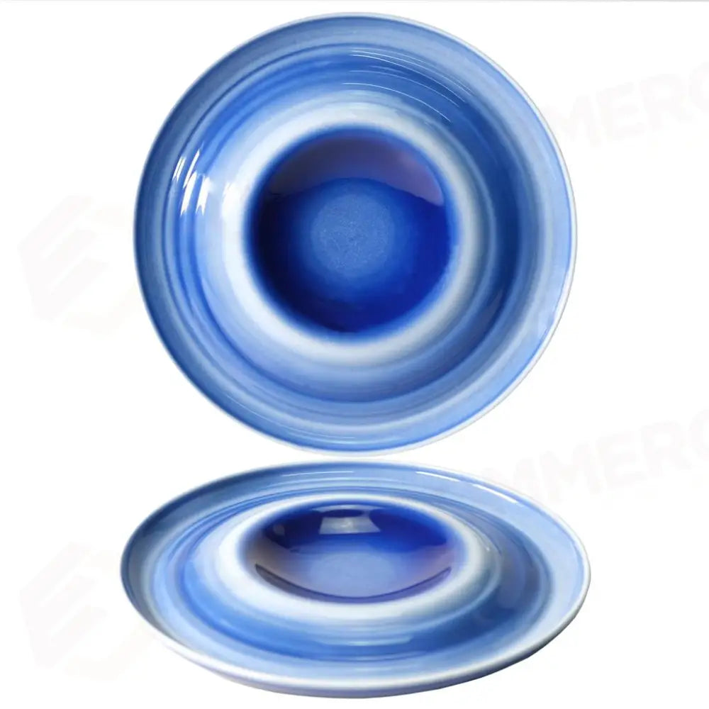 PIATTO WAVE 30 CM AGMA MARINO BLUE COSTA VERDE - 10260409 - MEDRI