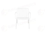 POLTRONA BALCONY SET VALENCIA IN POLIPROPILENE CON FIBRA DI VETRO - BIANCO