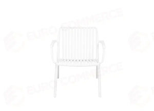 POLTRONA BALCONY SET VALENCIA IN POLIPROPILENE CON FIBRA DI VETRO - BIANCO