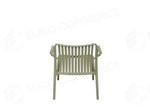 POLTRONA BALCONY SET VALENCIA IN POLIPROPILENE CON FIBRA DI VETRO - VERDE