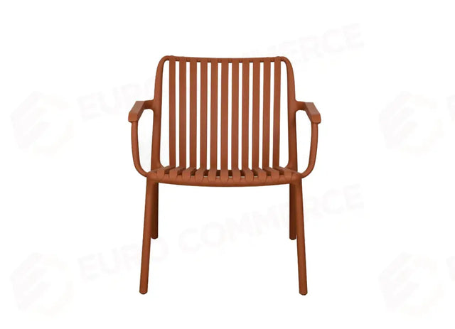 POLTRONA BALCONY SET VALENCIA IN POLIPROPILENE CON FIBRA DI VETRO - MATTONE CC76M - GREENWOOD