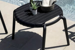 POLTRONA BALCONY SET VALENCIA IN POLIPROPILENE CON FIBRA DI VETRO - ANTRACITE