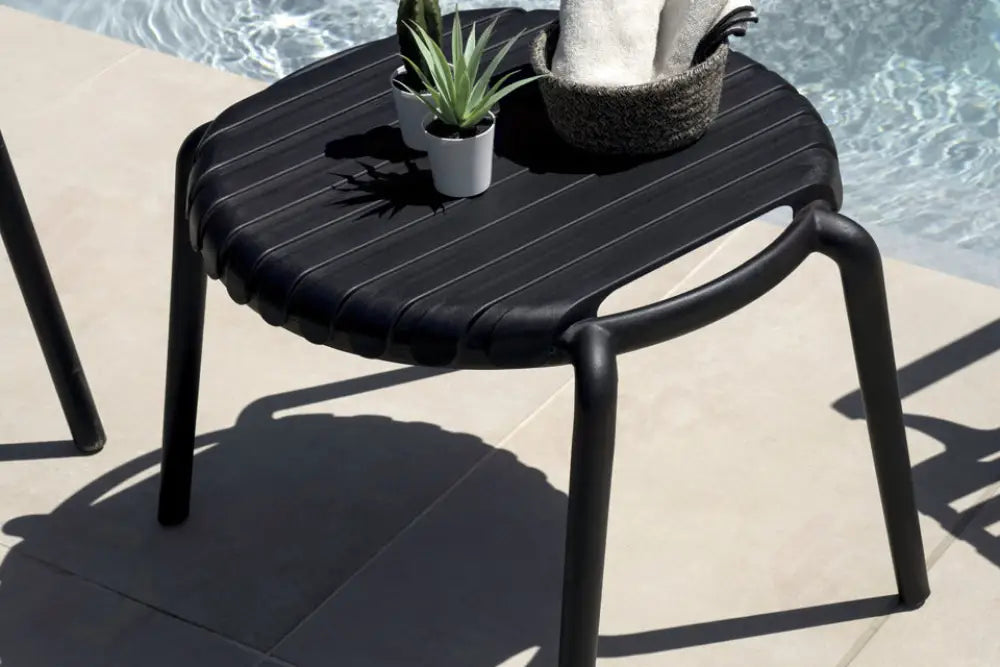 POLTRONA BALCONY SET VALENCIA IN POLIPROPILENE CON FIBRA DI VETRO - ANTRACITE