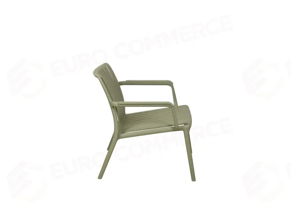 POLTRONA BALCONY SET VALENCIA IN POLIPROPILENE CON FIBRA DI VETRO - VERDE