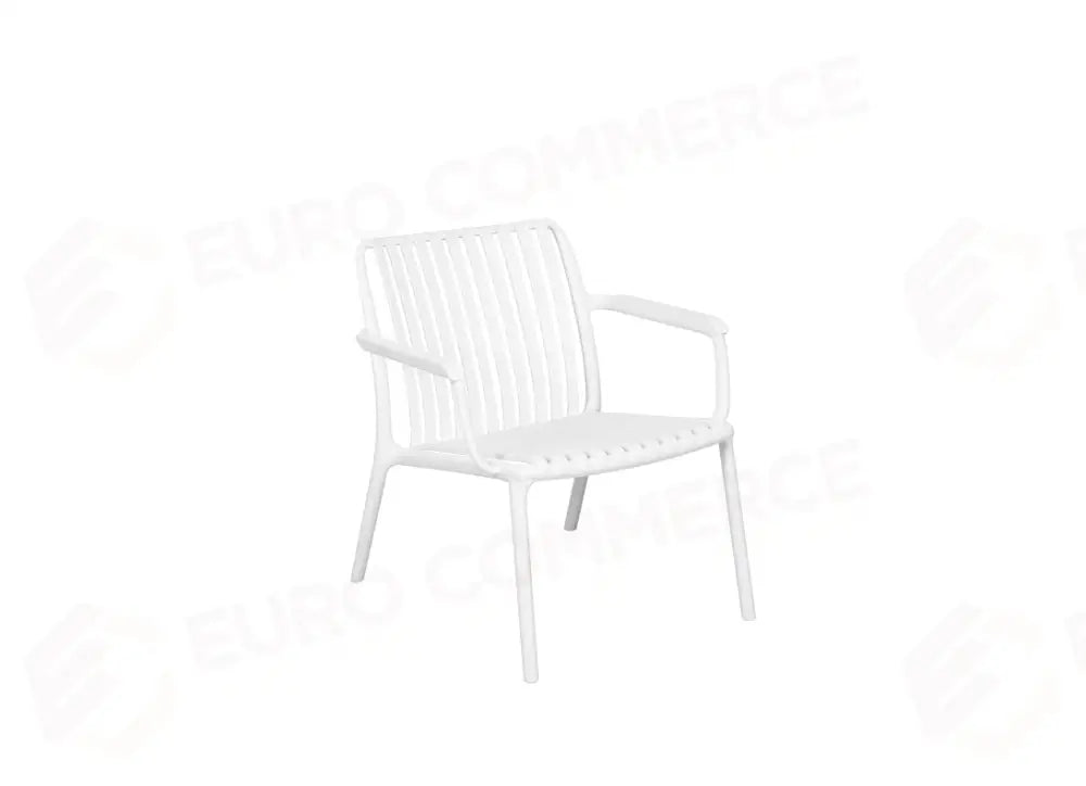 POLTRONA BALCONY SET VALENCIA IN POLIPROPILENE CON FIBRA DI VETRO - BIANCO