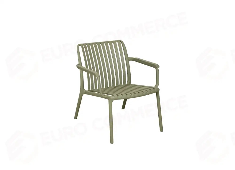 POLTRONA BALCONY SET VALENCIA IN POLIPROPILENE CON FIBRA DI VETRO - VERDE