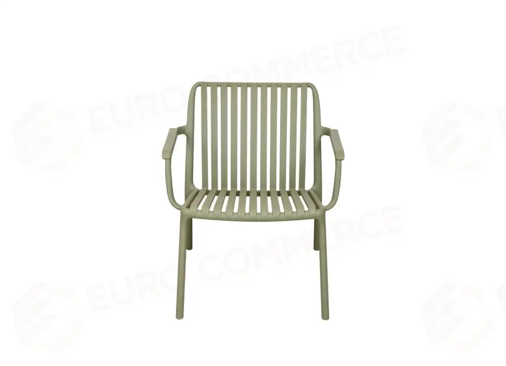 POLTRONA BALCONY SET VALENCIA IN POLIPROPILENE CON FIBRA DI VETRO - VERDE