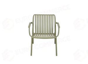 POLTRONA BALCONY SET VALENCIA IN POLIPROPILENE CON FIBRA DI VETRO - VERDE