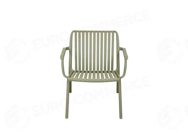 POLTRONA BALCONY SET VALENCIA IN POLIPROPILENE CON FIBRA DI VETRO - VERDE CC76V - GREENWOOD