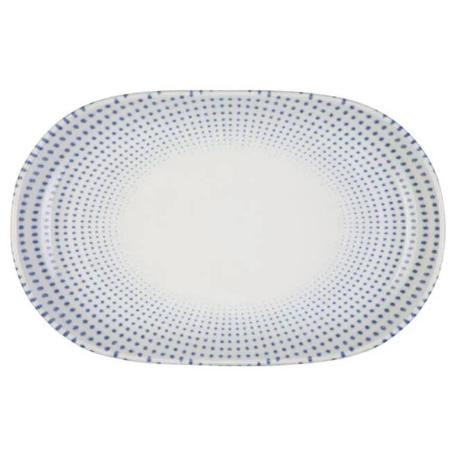 HARMONY BLUE MAGNUS PIATTO OVALE 37 CM - 20307-143037 - ID FINE