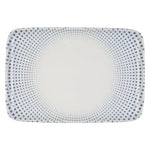 HARMONY BLUE QUADRO RECTANGULAR PLATE 37 CM (33 * 23) - 20307-151637 - ID FINE